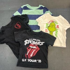 4 short sleeve 18month boy shirts